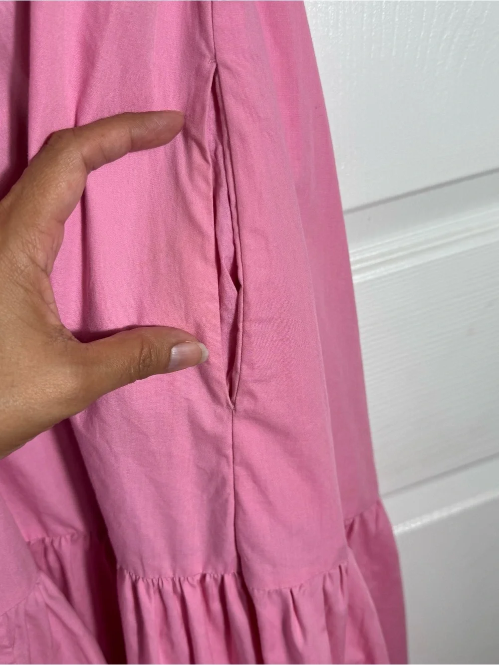 Abercrombie & Fitch Pink Open Back Maxi Dress XLP Petite